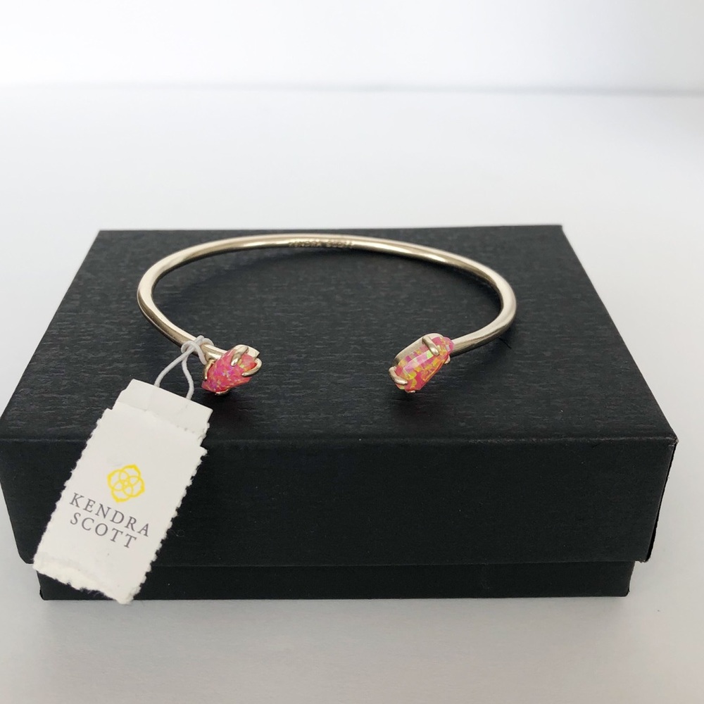 Price Firm Kendra Scott Opal Jackson Cuff Bracelet - Picture 2 of 8